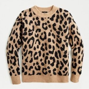 J. Crew - Crewneck Leopard Print in Medium